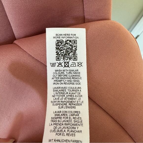 Asos Design Pink Ruffle Ruched Bardot Midi Dress Plus Size 14 - Picture 5 of 6